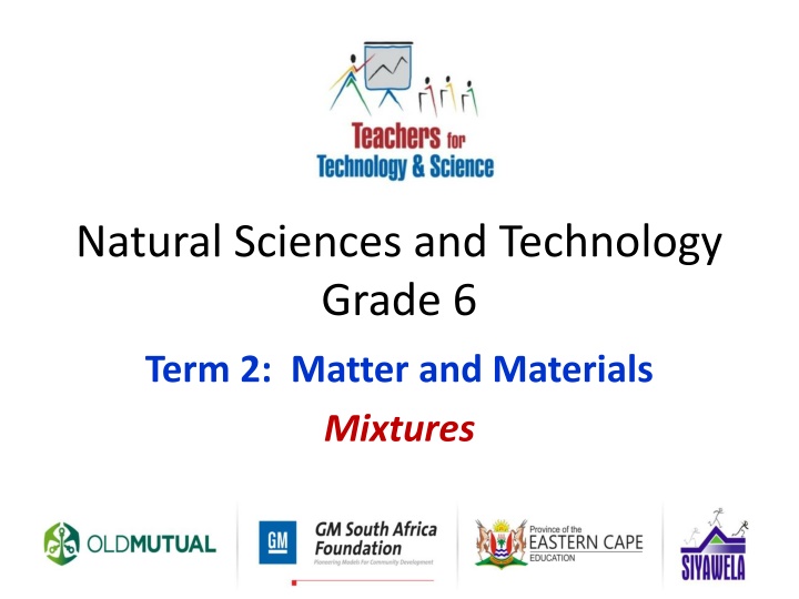 natural sciences and technology grade 6