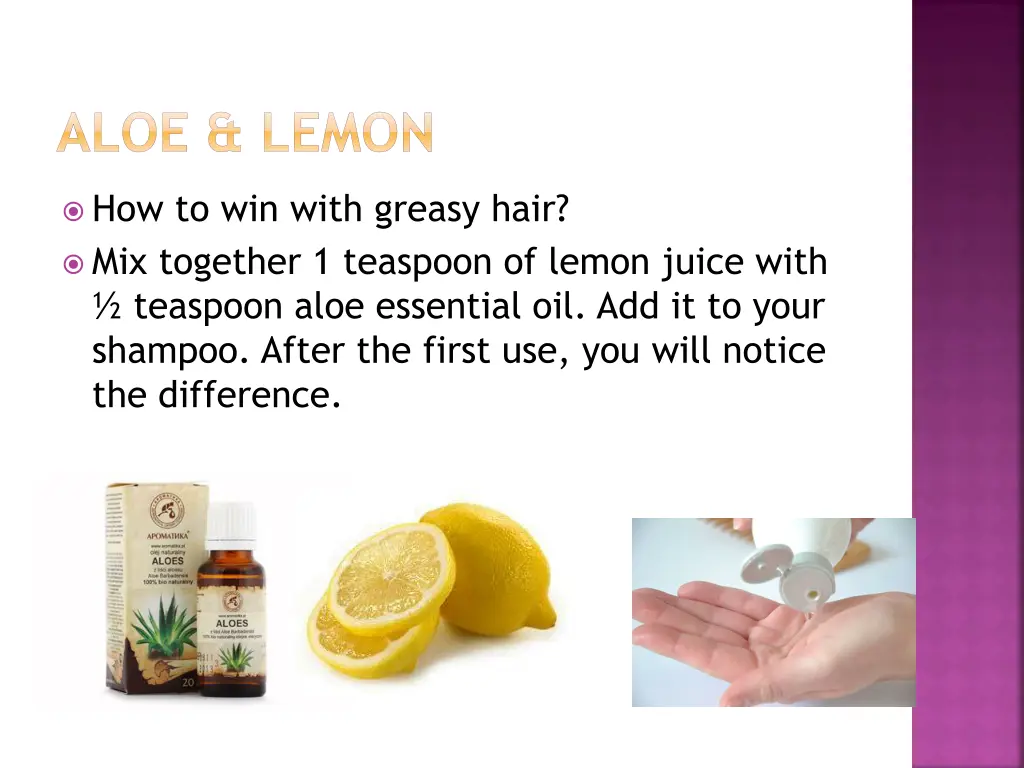 aloe lemon