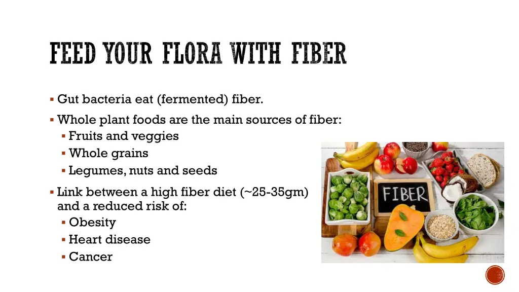 feed your flora with fiber