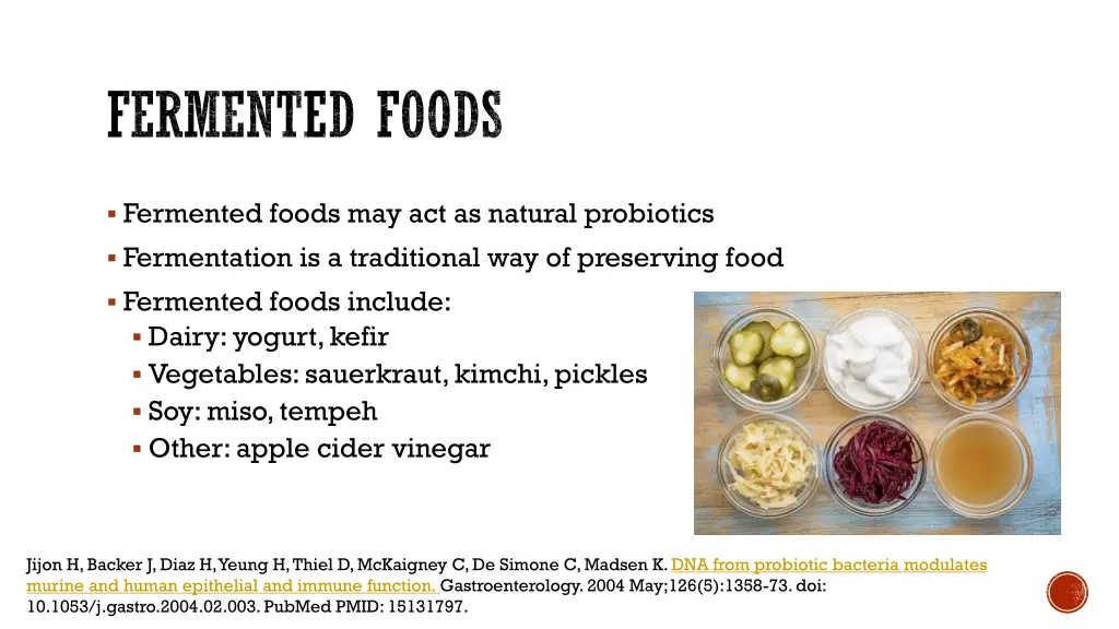 fermented foods