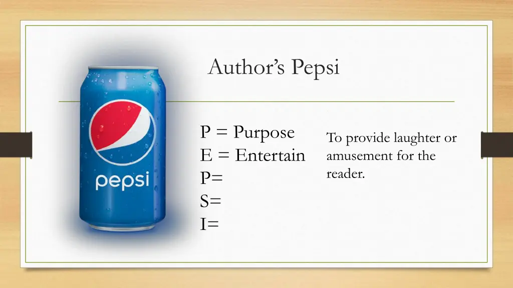 author s pepsi 3