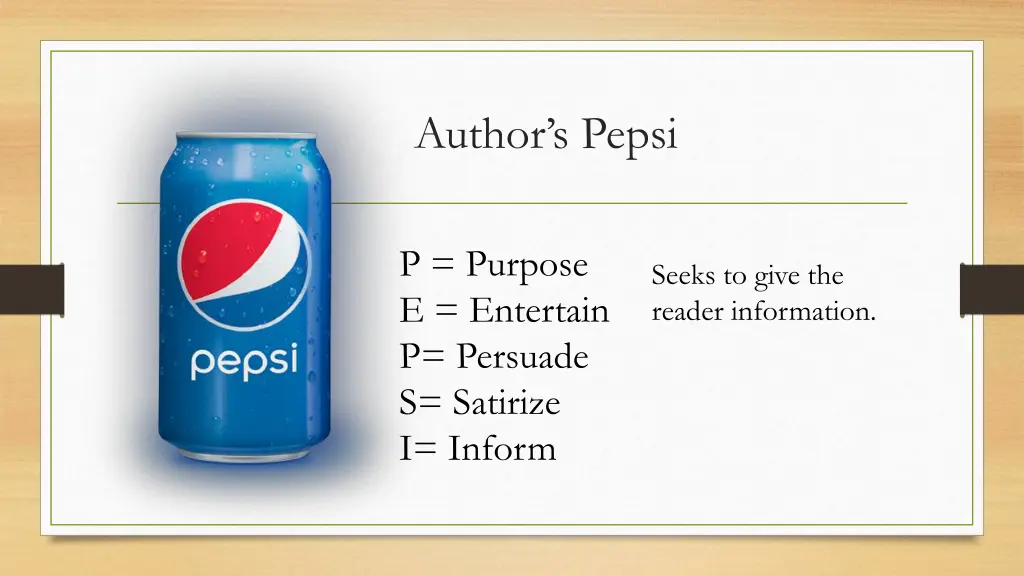 author s pepsi 6