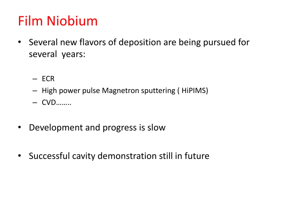 film niobium