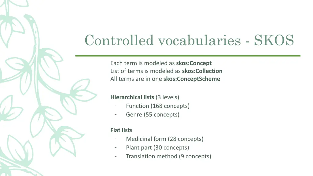 controlled vocabularies skos