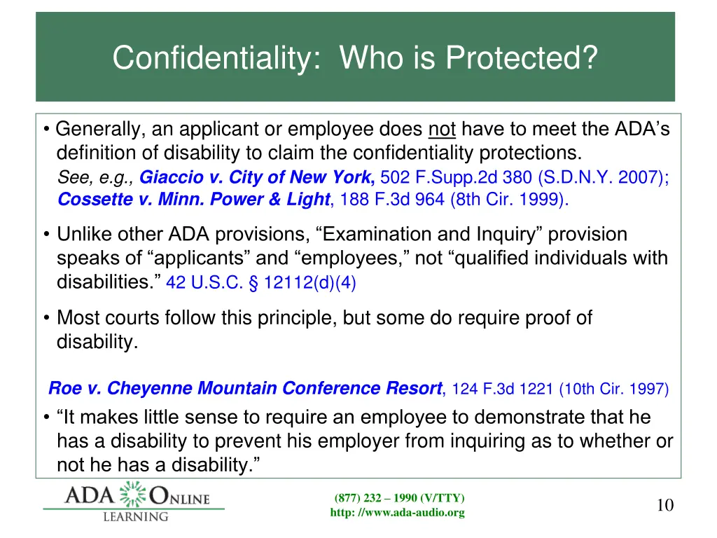 confidentiality who is protected