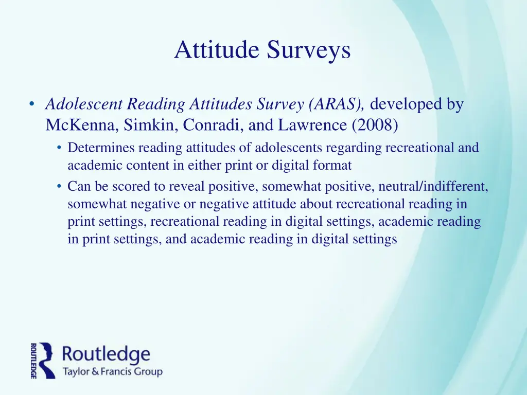 attitude surveys 4