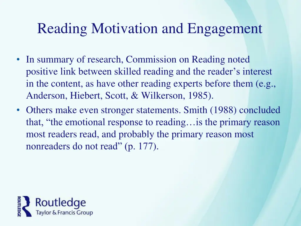 reading motivation and engagement