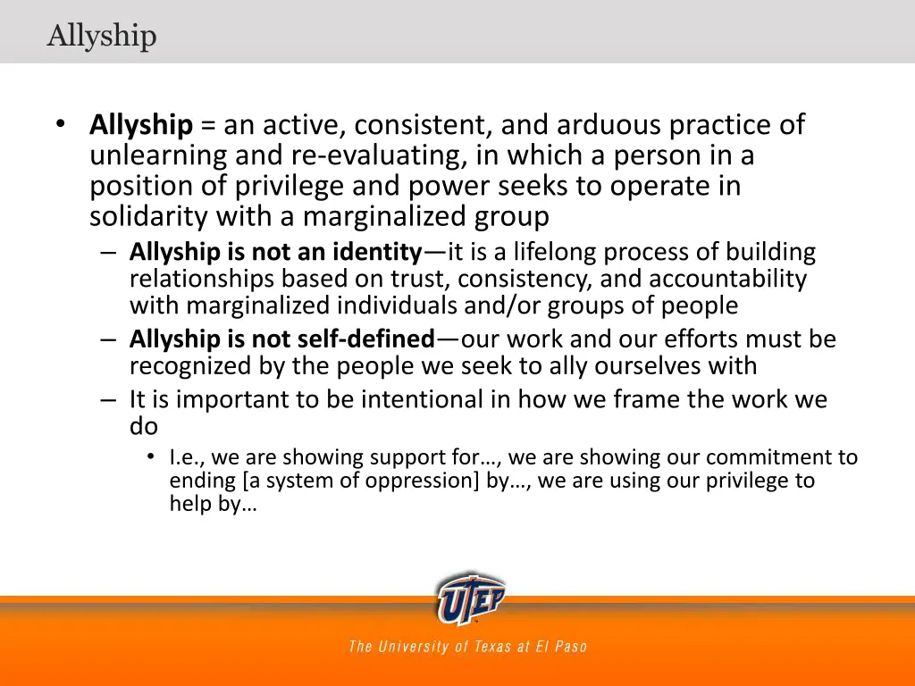 allyship