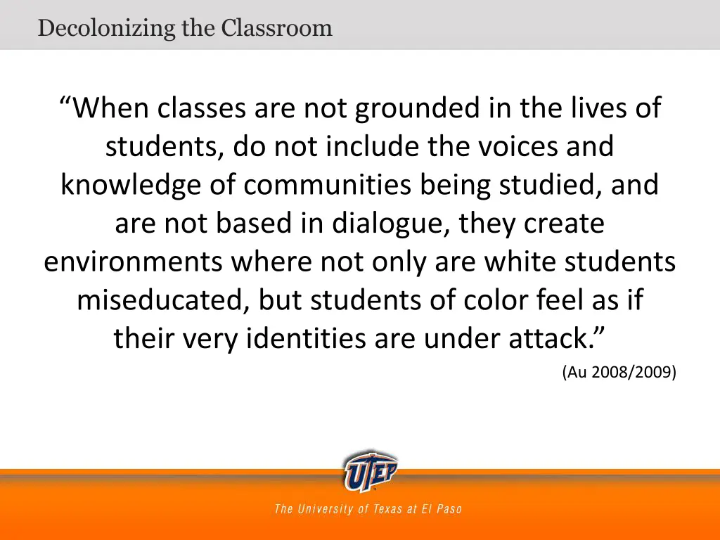 decolonizing the classroom 7