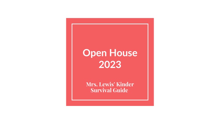 open house 2023