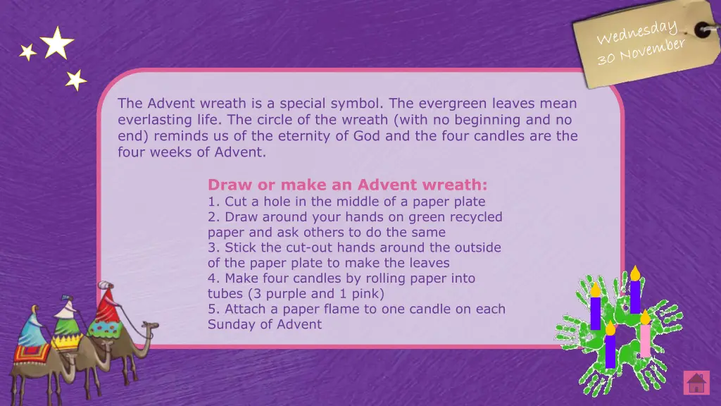 the advent wreath is a special symbol