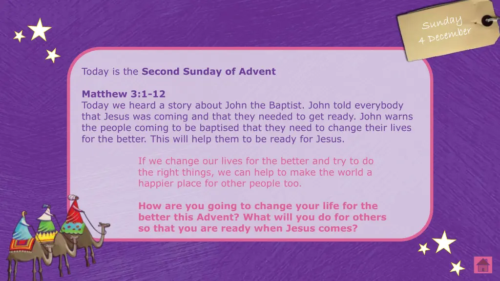 today is the second sunday of advent