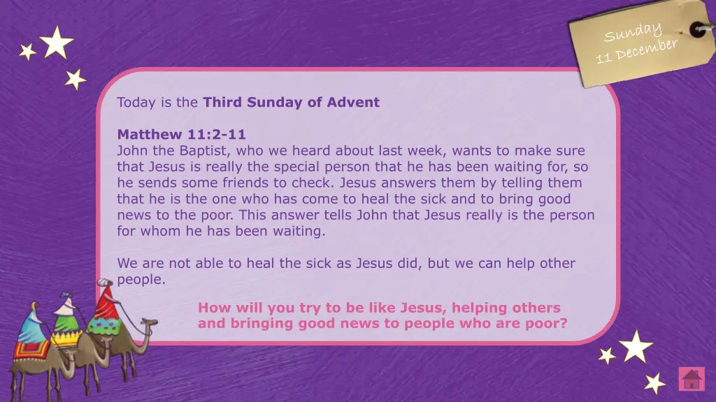 today is the third sunday of advent