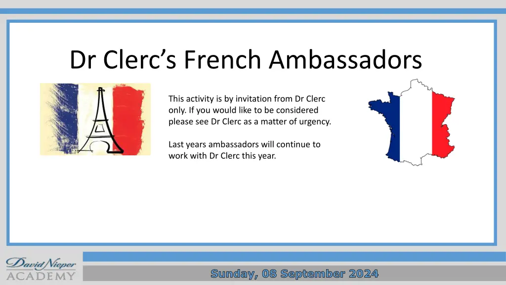 dr clerc s french ambassadors