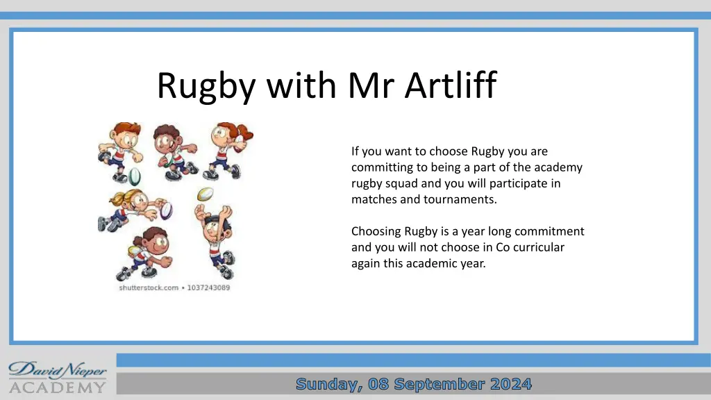 rugby with mr artliff