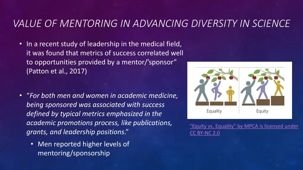 value of mentoring in advancing diversity