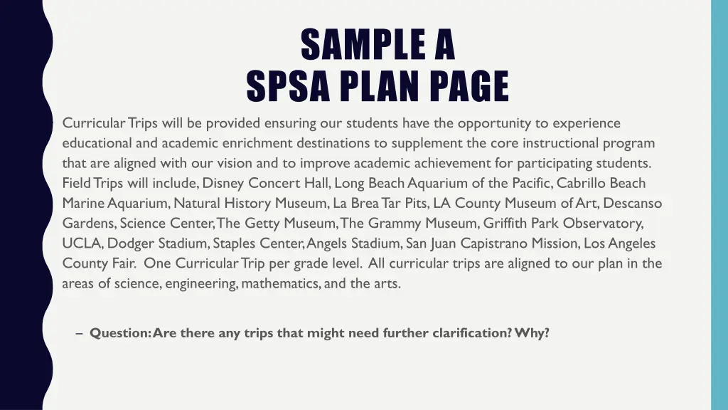 sample a spsa plan page