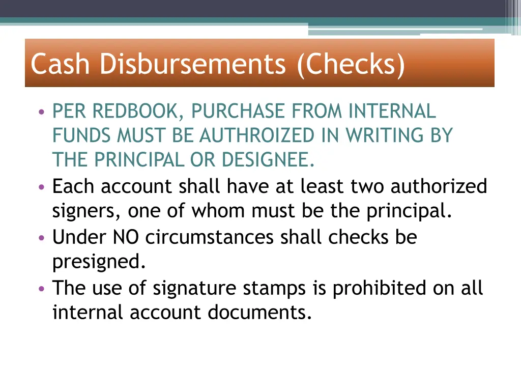 cash disbursements checks 1