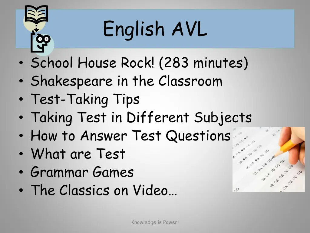 english avl