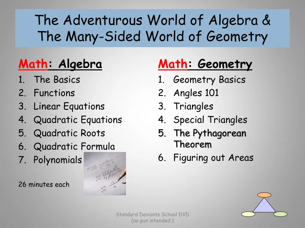 the adventurous world of algebra the many sided