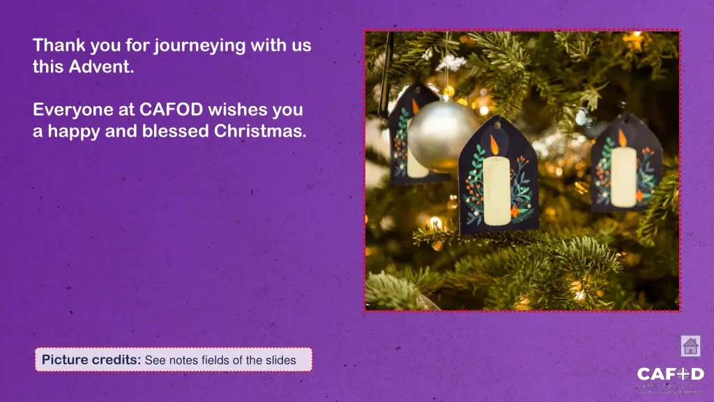 thank you for journeying with us this advent