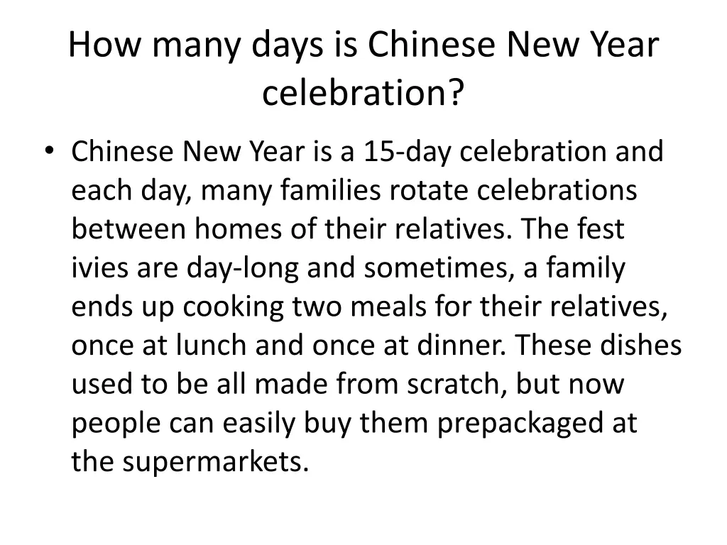 how many days is chinese new year celebration