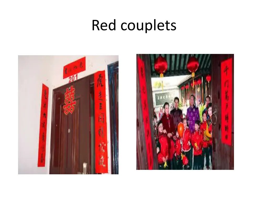 red couplets