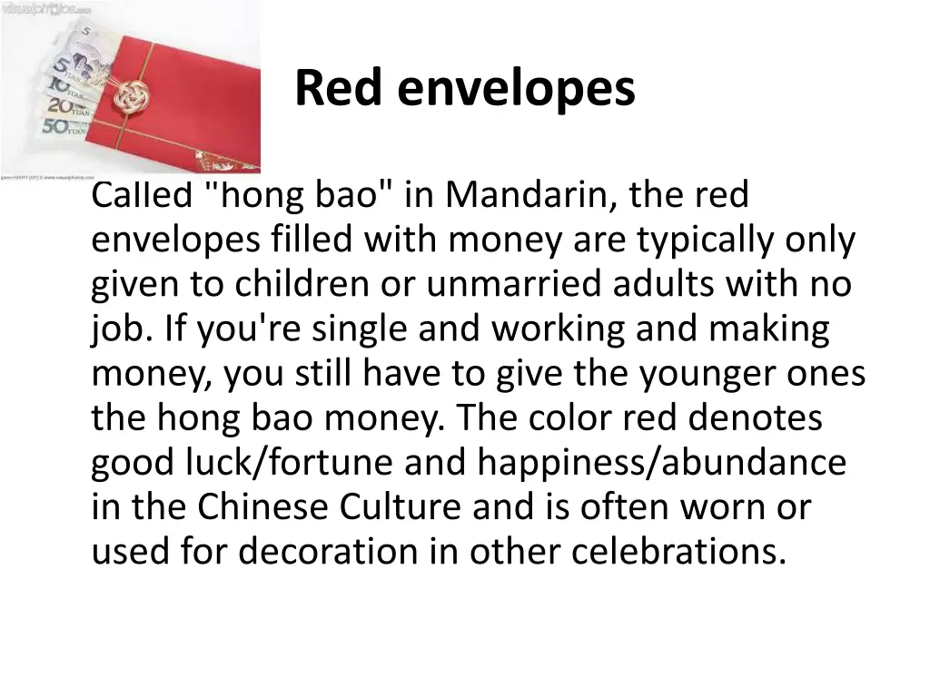 red envelopes