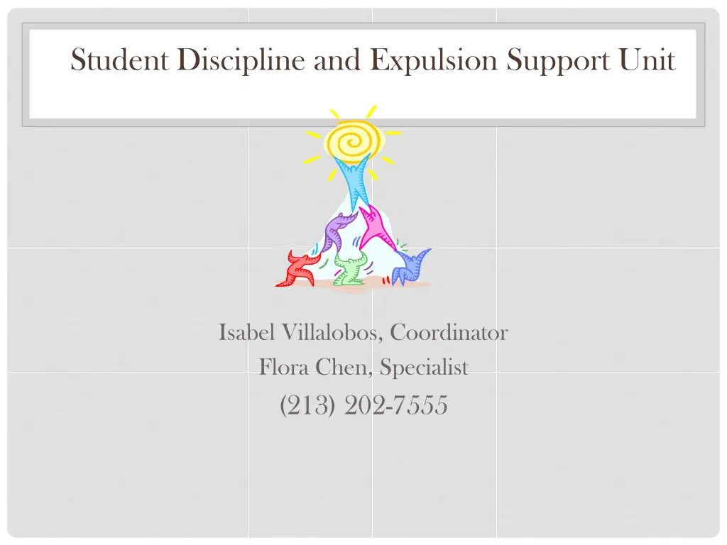 student discipline and expulsion support unit