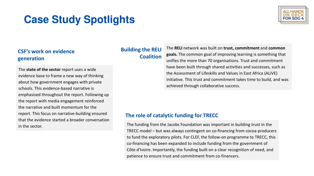 case study spotlights 1