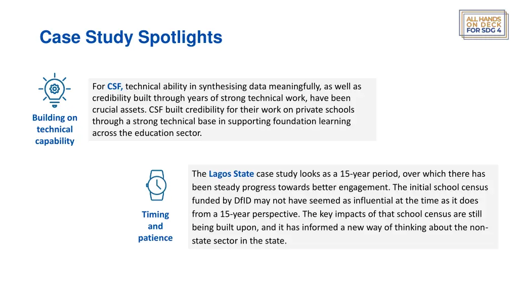 case study spotlights