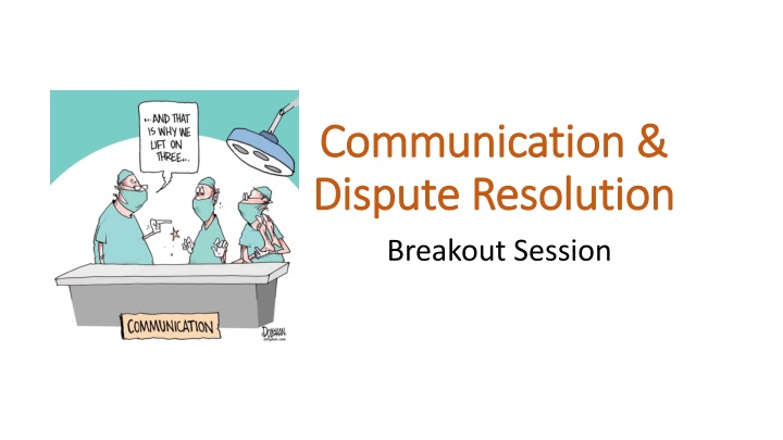 communication communication dispute resolution