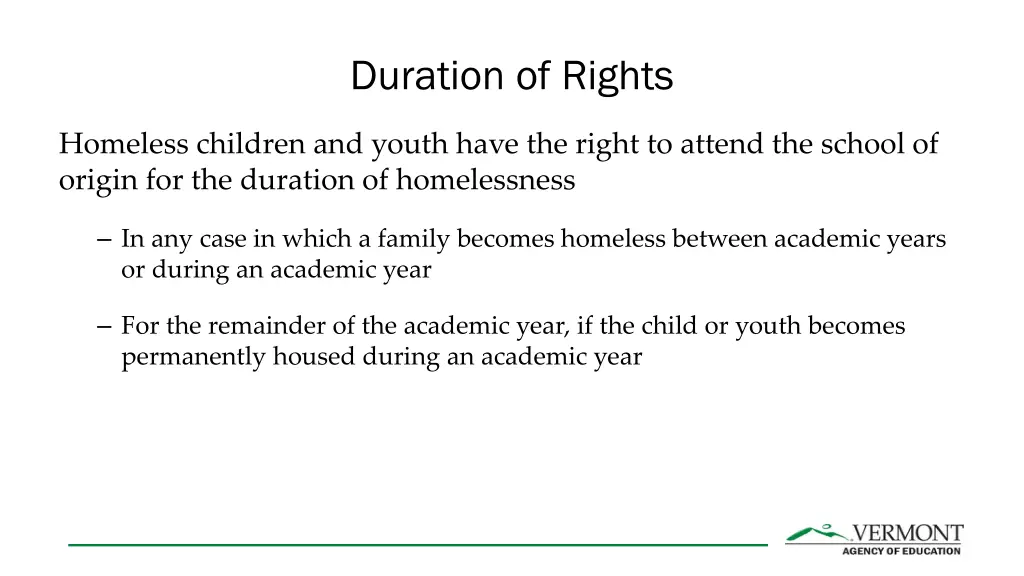 duration of rights