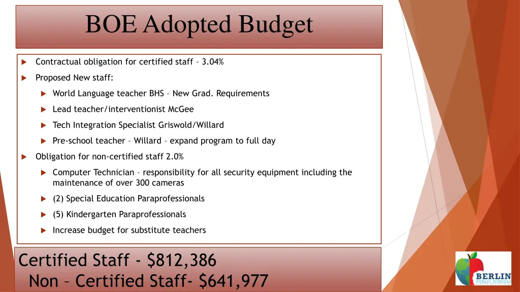 boe adopted budget 8