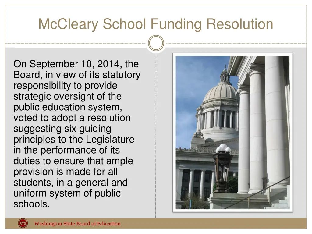 mccleary school funding resolution