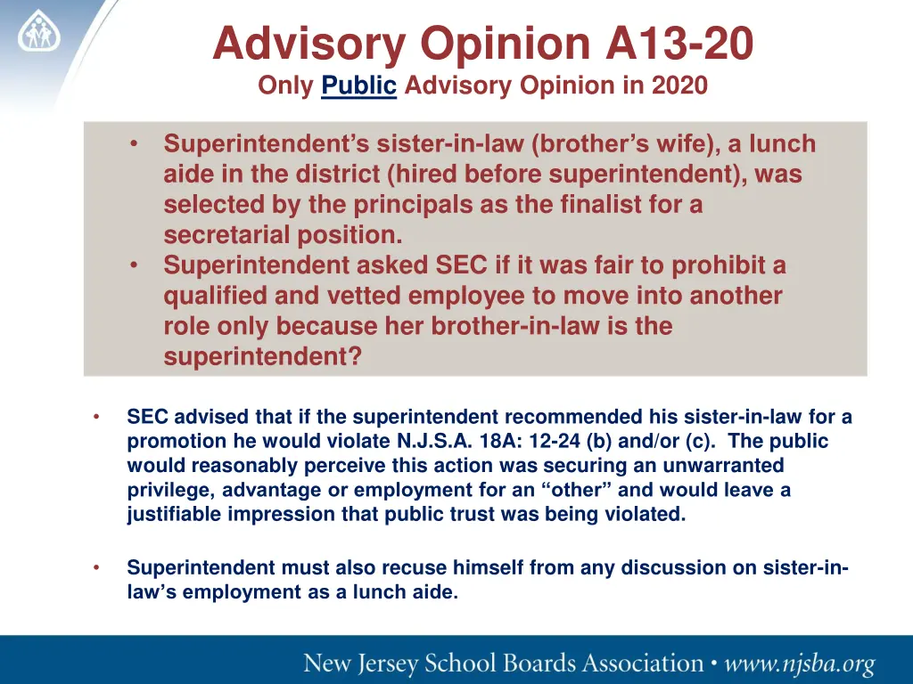 advisory opinion a13 20 only public advisory