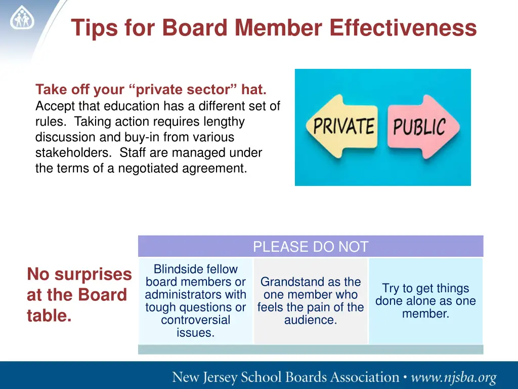 tips for board member effectiveness