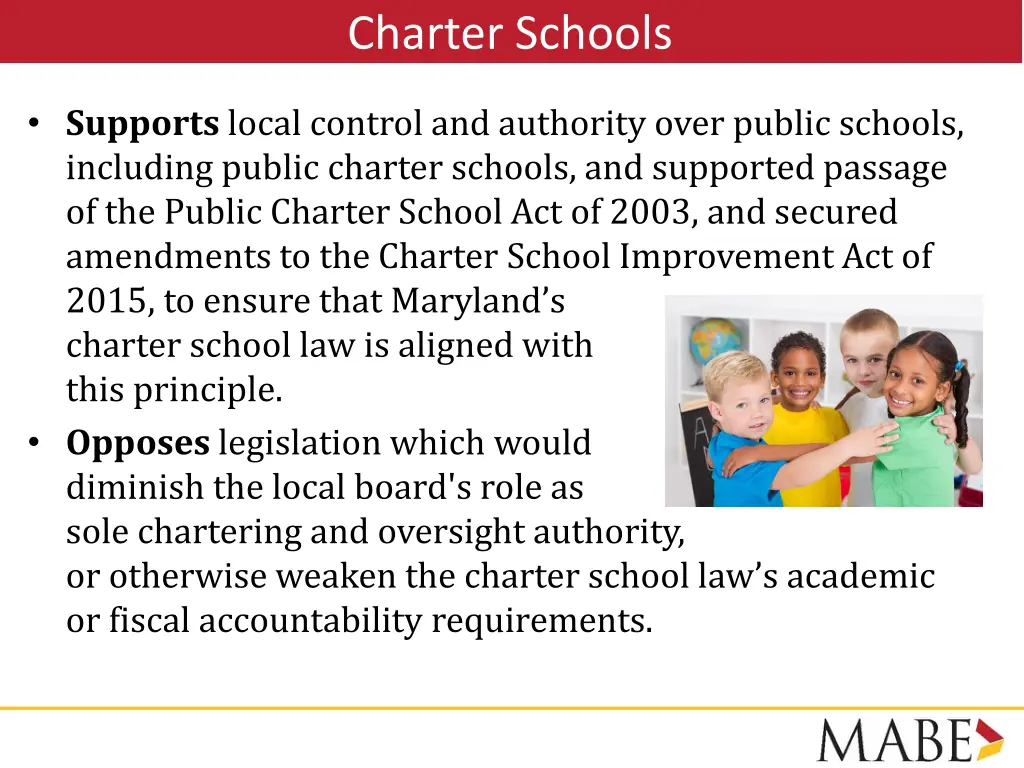 charter schools