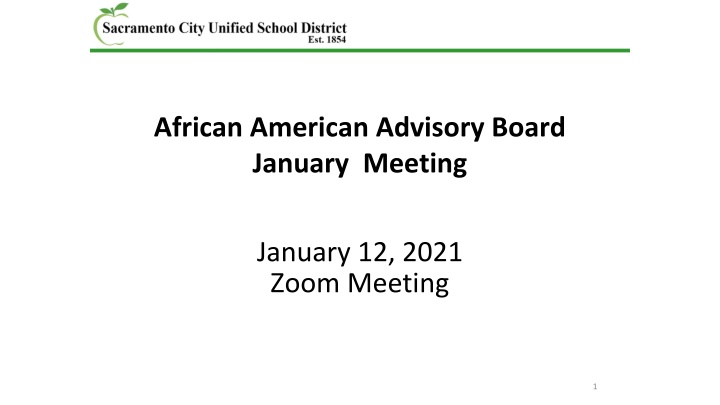 african american advisory board january meeting