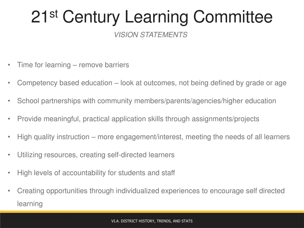 21 st century learning committee