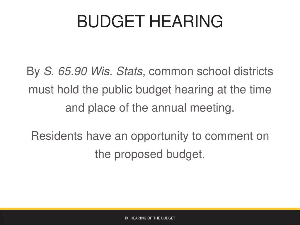 budget hearing