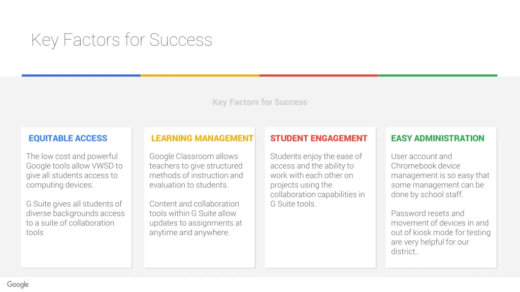 key factors for success