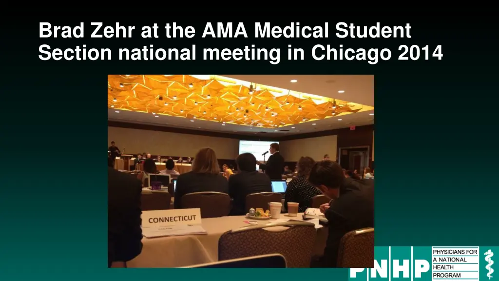 brad zehr at the ama medical student section