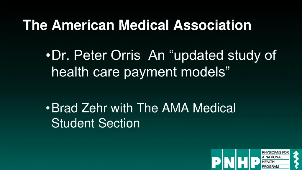 the american medical association