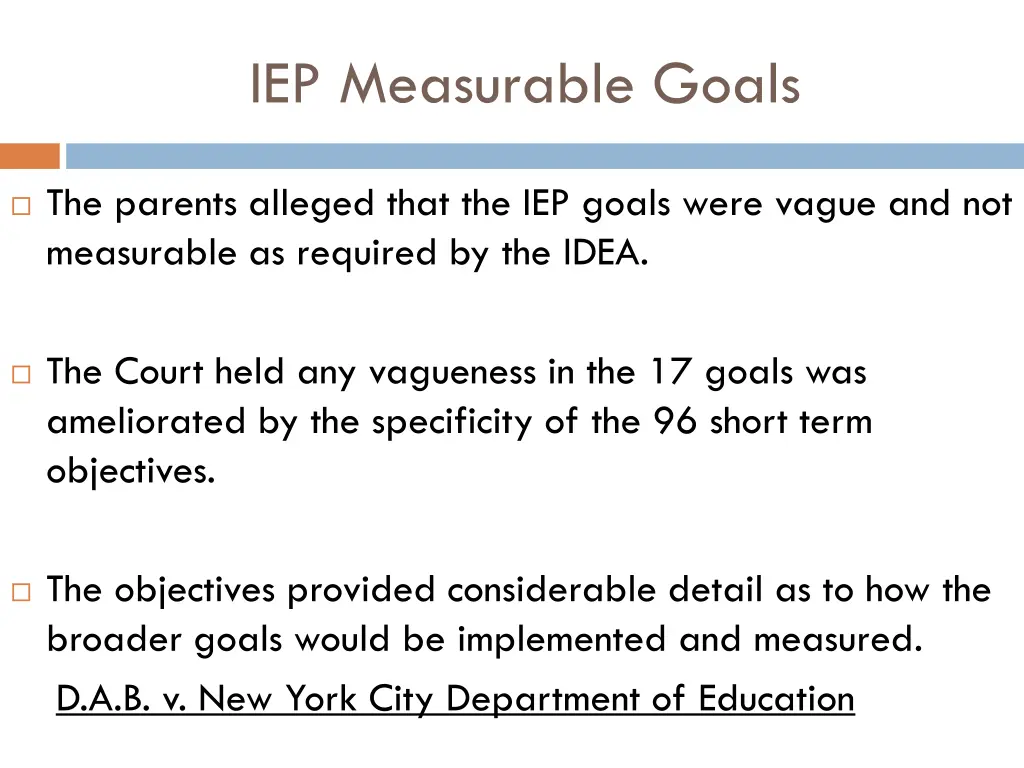 iep measurable goals