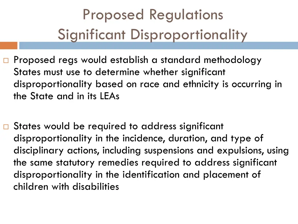 proposed regulations significant