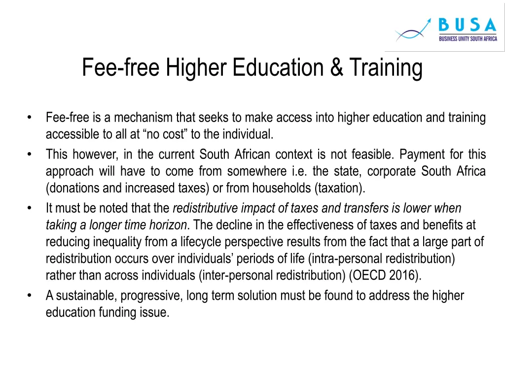 fee free higher education training