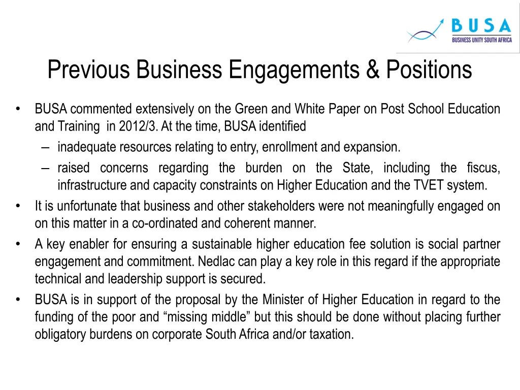 previous business engagements positions