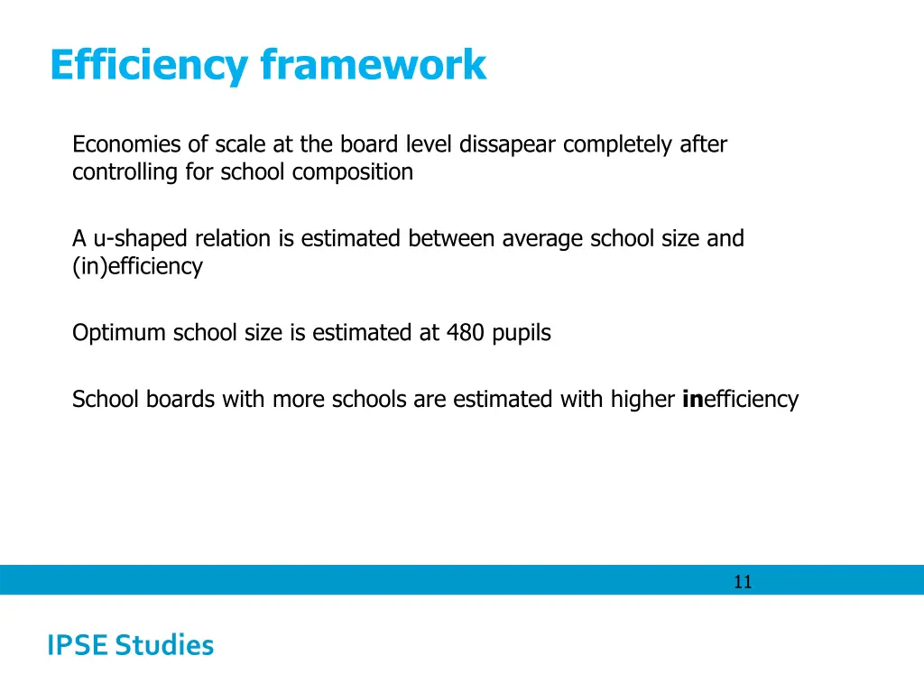 efficiency framework