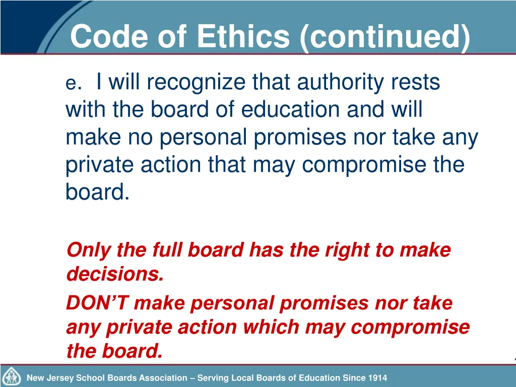 code of ethics continued 1